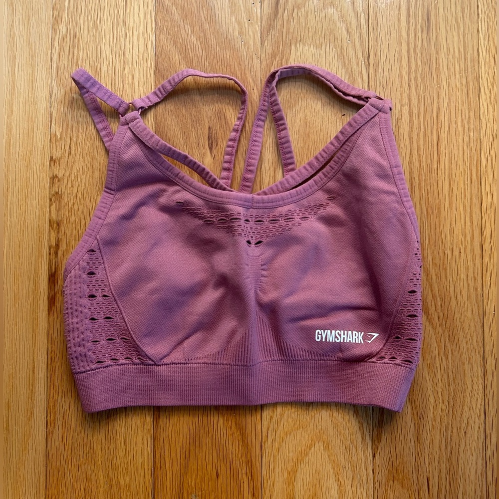 Gymshark original pink energy seamless sports bra | S